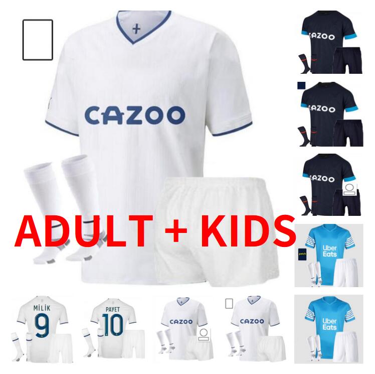 adult kids kit 22 23 Marseilles GUENDOUZI PAYET ALEXIS soccer jerseys 2022 2023 OM MILIK maillot Shirt L.GUSTAVO KAMARA ALVARO GERSON KONRAD Football Uniform
adult kids kit 22 23 Marseilles GUENDOUZI PAYET ALEXIS soccer jerseys 2022 2023 OM MILIK maillot Shirt L.GUSTAVO KAMARA ALVARO GERSON KONRAD Football Uniform
