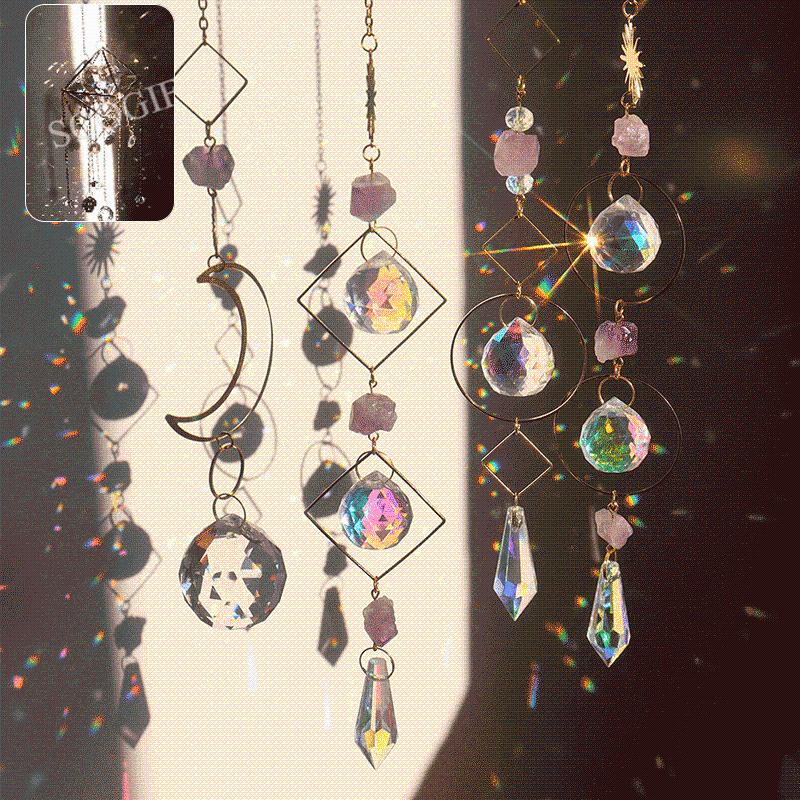 Decorative Objects & Figurines Crystal Windchimes Pendant Handmade Sun Catcher Garden Wedding Curtain Room Hanging Home Decor For Car Window
Decorative Objects & Figurines Crystal Windchimes Pendant Handmade Sun Catcher Garden Wedding Curtain Room Hanging Home Decor For Car Window
