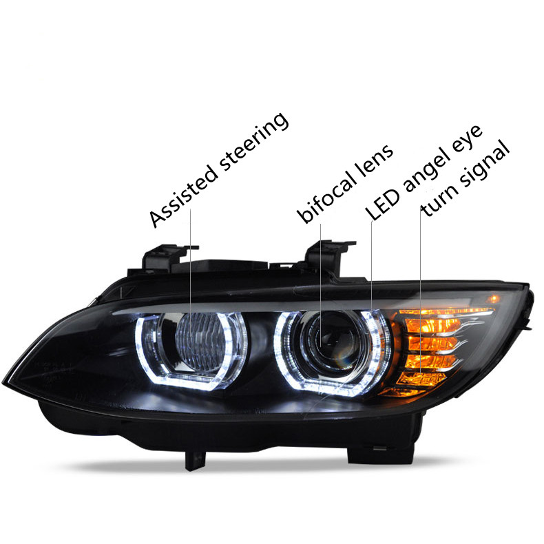 Automobile front Light For BMW E93 2006-12 Headlight Assembly E92 330I 335I LED Bifocal Lens High Beam Lamp Running Lights