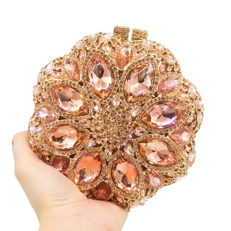 Evening Bags XIYUAN Women Gold Flower And Clutches For Formal Party Champagne Rhinestone Handbags Wedding Bridal Floral Purse, Show as picture
Evening Bags XIYUAN Women Gold Flower And Clutches For Formal Party Champagne Rhinestone Handbags Wedding Bridal Floral Purse, Show as picture