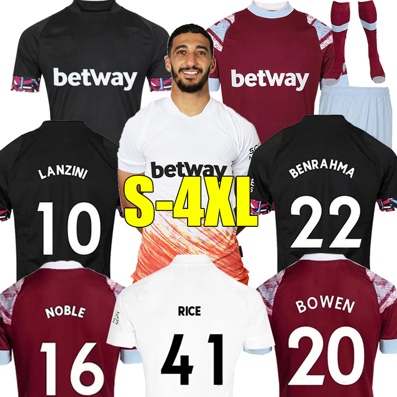4XL 22/23 West Hams Soccer Jerseys 2022 2023 Fans Player Version ANDERSON UNITED RICE BOWEN ANTONIO BENRAHMA Football Shirt NOBLE FORNALS DAWSON Kits sock Full sets, 21-22 third
4XL 22/23 West Hams Soccer Jerseys 2022 2023 Fans Player Version ANDERSON UNITED RICE BOWEN ANTONIO BENRAHMA Football Shirt NOBLE FORNALS DAWSON Kits sock Full sets, 21-22 third