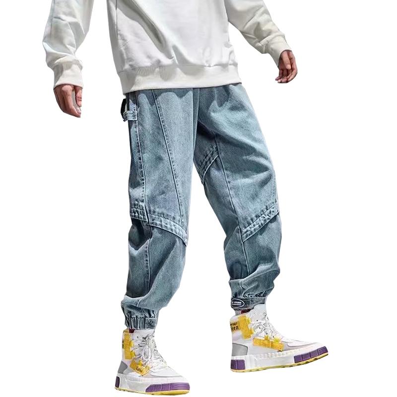 Men' Jeans Baggy Pants Drawstring Mens Streetwear Elastic Casual Wide Leg Harajuku Harem Trousers, Black
Men' Jeans Baggy Pants Drawstring Mens Streetwear Elastic Casual Wide Leg Harajuku Harem Trousers, Black