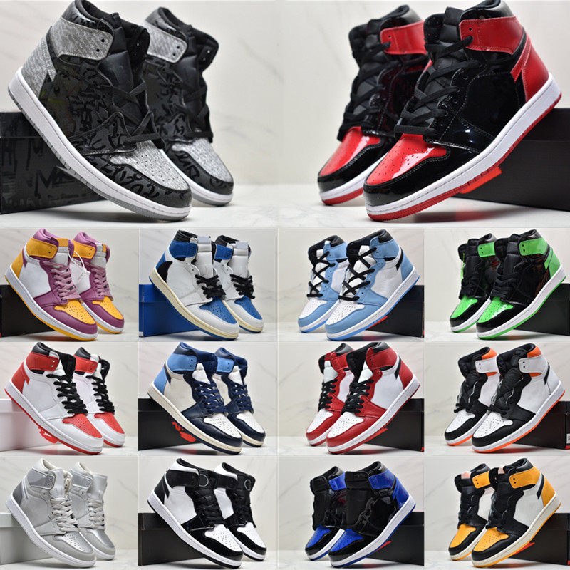 1 1s mens Basketball Shoes Sneakers Grey Fog Yellow Toe Rebellionaire Bred Patent Dark Mocha Marina Blue Bubble Gum Obsidian Shadow men women trainers Sports Sneaker, 23
1 1s mens Basketball Shoes Sneakers Grey Fog Yellow Toe Rebellionaire Bred Patent Dark Mocha Marina Blue Bubble Gum Obsidian Shadow men women trainers Sports Sneaker, 23