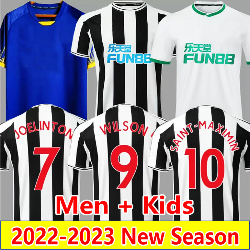 22 23 NUFC Soccer Jerseys TRIPPIER ALMIRON WILSON Fans Player 2022 2023 JOELINTON Football Shirt RITCHIE GAYLE MAXIMIN HAYDEN SHELVEY BRUNO G. men kids maillot de foot, Player 22-23 home +patch
22 23 NUFC Soccer Jerseys TRIPPIER ALMIRON WILSON Fans Player 2022 2023 JOELINTON Football Shirt RITCHIE GAYLE MAXIMIN HAYDEN SHELVEY BRUNO G. men kids maillot de foot, Player 22-23 home +patch