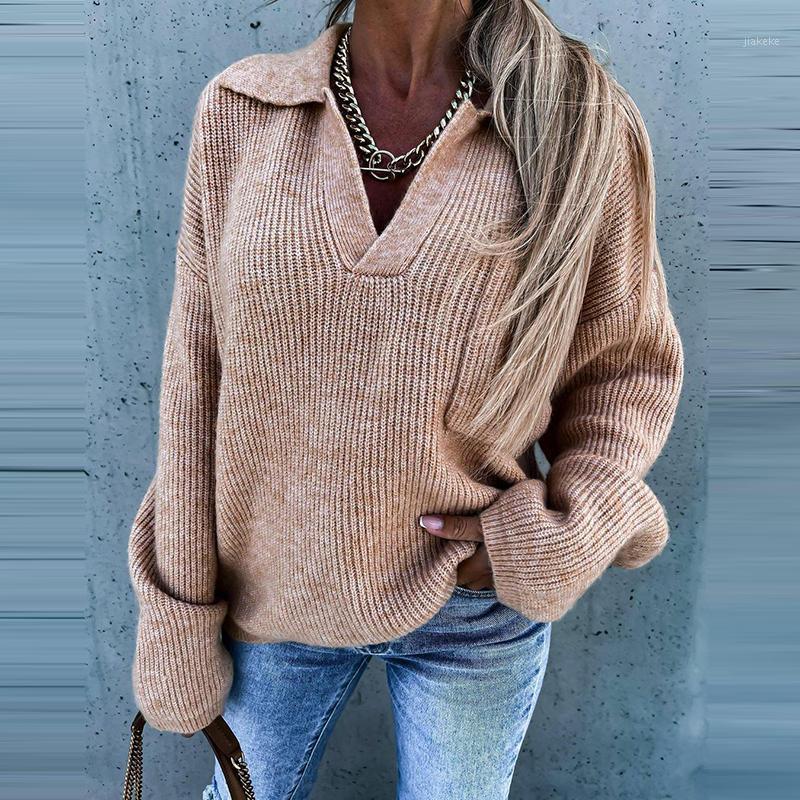 Women' Sweaters Women Knitted Sweater Autumn Fashion Casual Lapel Long-sleeved Lady Warm Blouse Vintage Solid Elegant Street Female Pullove, Pink
Women' Sweaters Women Knitted Sweater Autumn Fashion Casual Lapel Long-sleeved Lady Warm Blouse Vintage Solid Elegant Street Female Pullove, Pink
