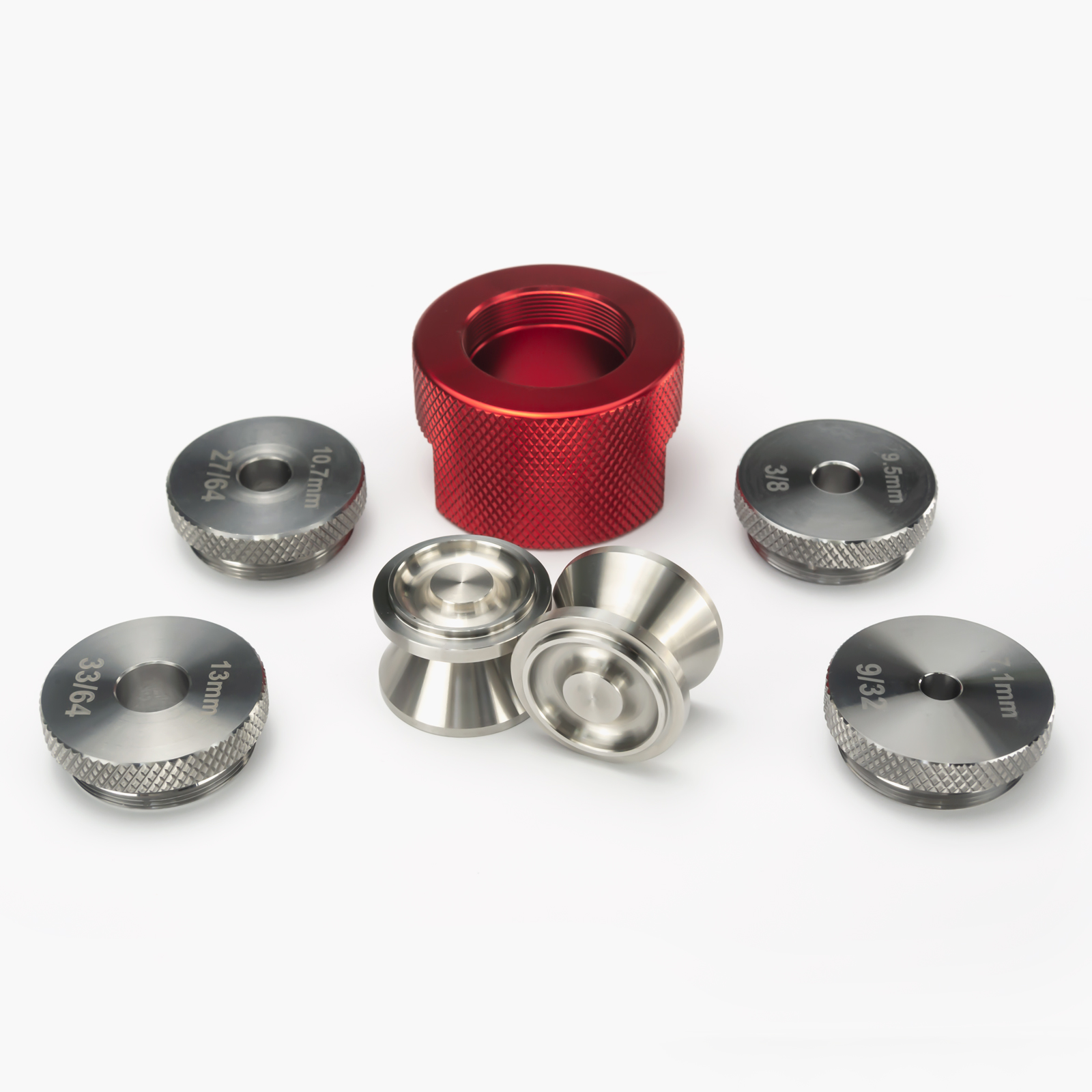 Solvent Trap Fuel Filter Baffles Cups Guide Drill Jig Fixture for Stainless Steel 1.3'' OD K Cup D cell 1.375x24 Thread End Caps Multi Cals
Solvent Trap Fuel Filter Baffles Cups Guide Drill Jig Fixture for Stainless Steel 1.3'' OD K Cup D cell 1.375x24 Thread End Caps Multi Cals