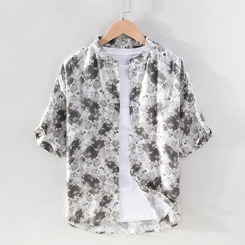 Style Short-sleeved Pure Linen Fashion Shirts Men Casual Comfortable Brand Shirt Tops Mens Clothing Chemise Camisa Men's, Mixed
Style Short-sleeved Pure Linen Fashion Shirts Men Casual Comfortable Brand Shirt Tops Mens Clothing Chemise Camisa Men's, Mixed