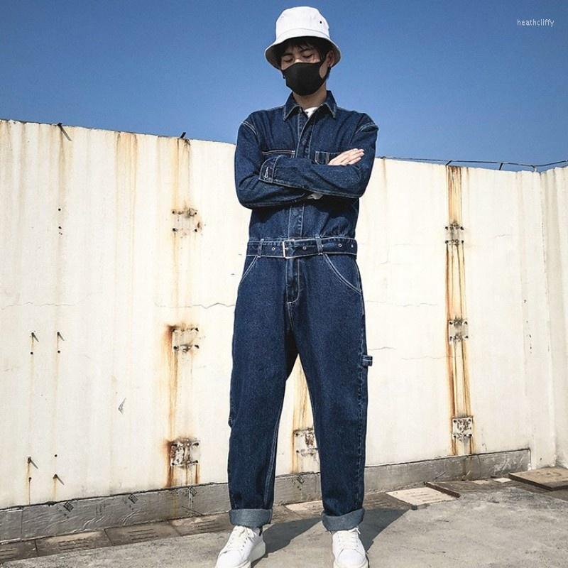 Men's Jeans Vintage Men Denim Jumpsuits Autumn Winter Multi-Pockets Straight Cargo Trousers High Street Loose Hip Hop Overalls -XLMen's Hea, Blue
Men's Jeans Vintage Men Denim Jumpsuits Autumn Winter Multi-Pockets Straight Cargo Trousers High Street Loose Hip Hop Overalls -XLMen's Hea, Blue