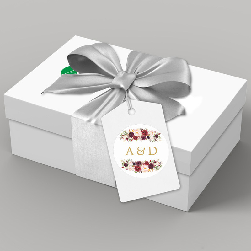 Customized Wedding Labels Personalized Stickers Name Text Sticker Birthdays Baptism Henna Day Parties Decor 220613