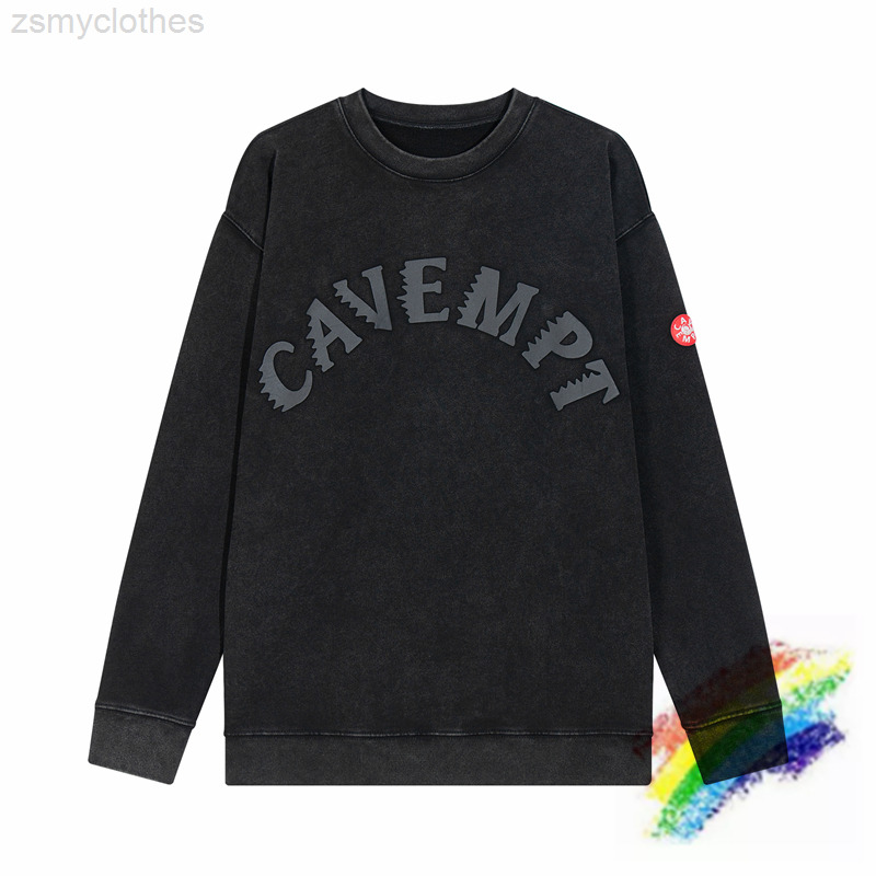 Washed Heavy Fabric CAVEMPT C.E Sweatshirts Men Woman Black Crewneck Crew Neck sweater Cav Empt Hoodie 0811, 11
Washed Heavy Fabric CAVEMPT C.E Sweatshirts Men Woman Black Crewneck Crew Neck sweater Cav Empt Hoodie 0811, 11