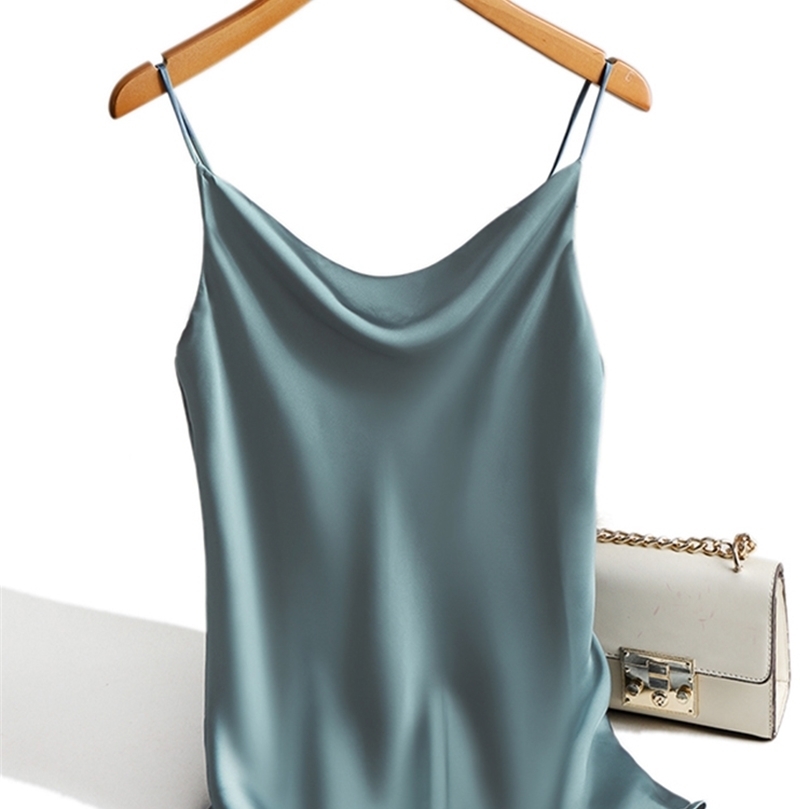 Satin Silk Tank Tops Female Summer Sexy Strap Basic Spaghetti Strap Tops Women Sleeveless Camisole Camis Vest Black White 220407, Yellow
Satin Silk Tank Tops Female Summer Sexy Strap Basic Spaghetti Strap Tops Women Sleeveless Camisole Camis Vest Black White 220407, Yellow