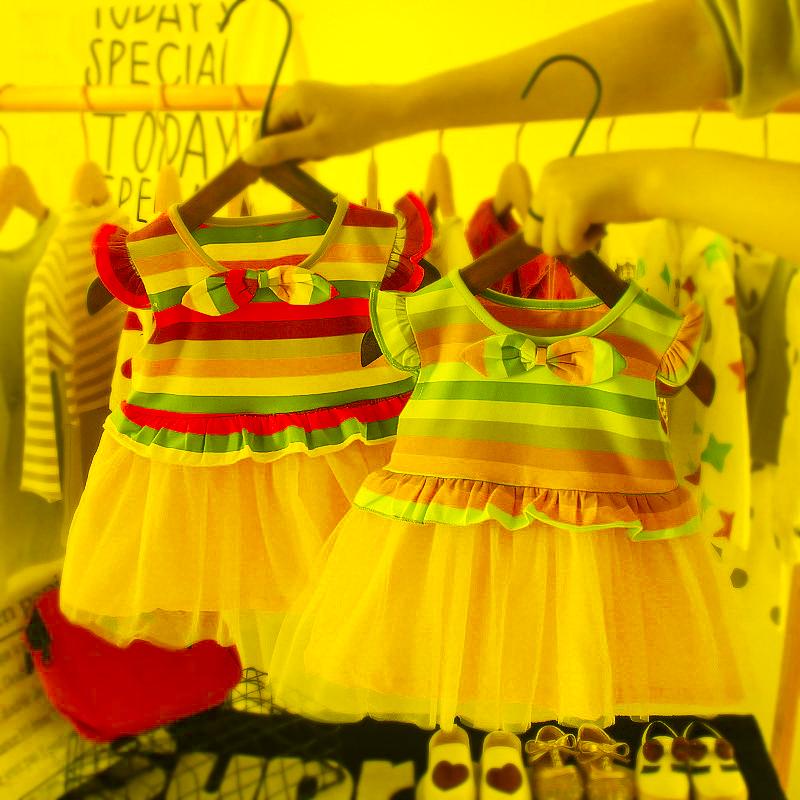 Girl's Dresses Summer Toddler Infant Girls Cotton Mesh Tutu Rainbow Striped Kids Birthday Party Clothes Baby Girl Princess DressGirl's
Girl's Dresses Summer Toddler Infant Girls Cotton Mesh Tutu Rainbow Striped Kids Birthday Party Clothes Baby Girl Princess DressGirl's