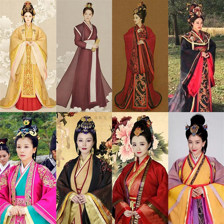 Film Television Same Item Ethnic Clothing ancient costume female Han suit Queen Outfit Empress Dowager trailing Standard HanFu per275t
Film Television Same Item Ethnic Clothing ancient costume female Han suit Queen Outfit Empress Dowager trailing Standard HanFu per275t