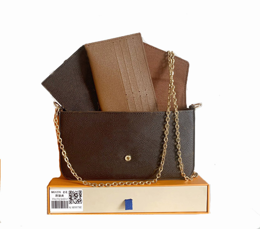 Fashion Designers Women Handbags Shoulder Bags Luxurys Lady Crossbody High Quality Classic Flowers Leather Messenger Purses Chains Felicie Totes No:61-276, Extra freight(not wallet)
Fashion Designers Women Handbags Shoulder Bags Luxurys Lady Crossbody High Quality Classic Flowers Leather Messenger Purses Chains Felicie Totes No:61-276, Extra freight(not wallet)