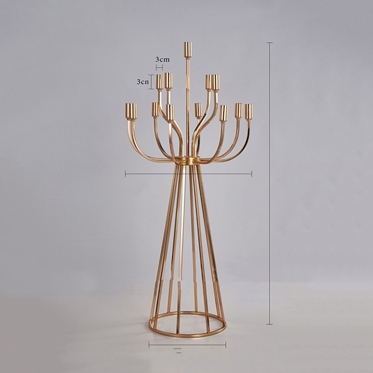 Decoration Candle Holders Metal Candlestick Flower Vase Table Centrepiece Event Flower Rack Floor Road Lead Wedding imake176
