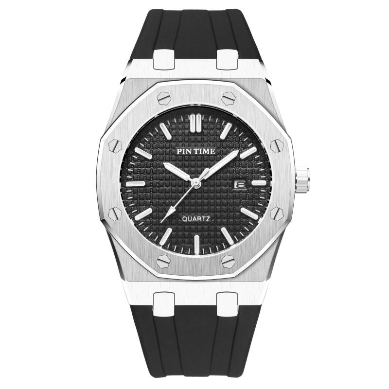 Wristwatches Men Women Fashion Luxury Watch Silicone Wrapped Strap Quartz Movement Couple Gift Lover's Wristwatch Auto-Calendar ClockWri, Color-3
Wristwatches Men Women Fashion Luxury Watch Silicone Wrapped Strap Quartz Movement Couple Gift Lover's Wristwatch Auto-Calendar ClockWri, Color-3