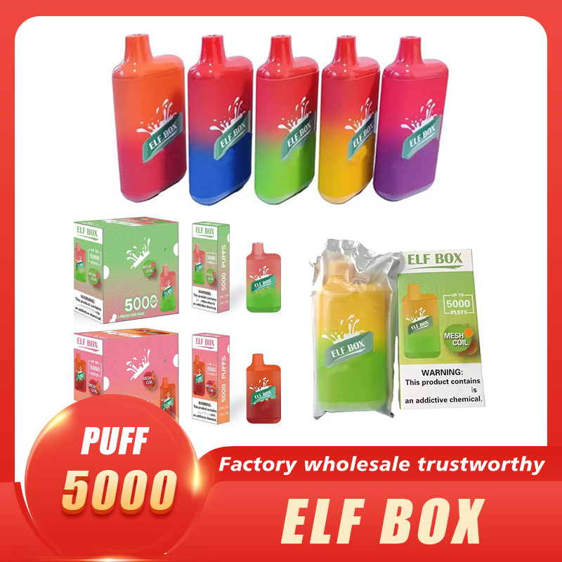 E Cigarettes Original ELF box 5000puffs 0% 2% 3% 5% 12ml Prefilled 650mah Rechargeable Battery 10 Colors PK ELF Bar bc5000 Esco Bars Disposable Vape Pen Kit
E Cigarettes Original ELF box 5000puffs 0% 2% 3% 5% 12ml Prefilled 650mah Rechargeable Battery 10 Colors PK ELF Bar bc5000 Esco Bars Disposable Vape Pen Kit