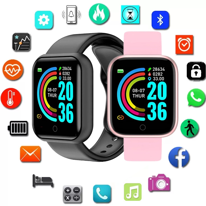 Smart Watch Men Women Heart Rate Blood Pressure Monitor Fitness Tracker Bracelet Watches Waterproof Smartwatch for Android IOS
Smart Watch Men Women Heart Rate Blood Pressure Monitor Fitness Tracker Bracelet Watches Waterproof Smartwatch for Android IOS