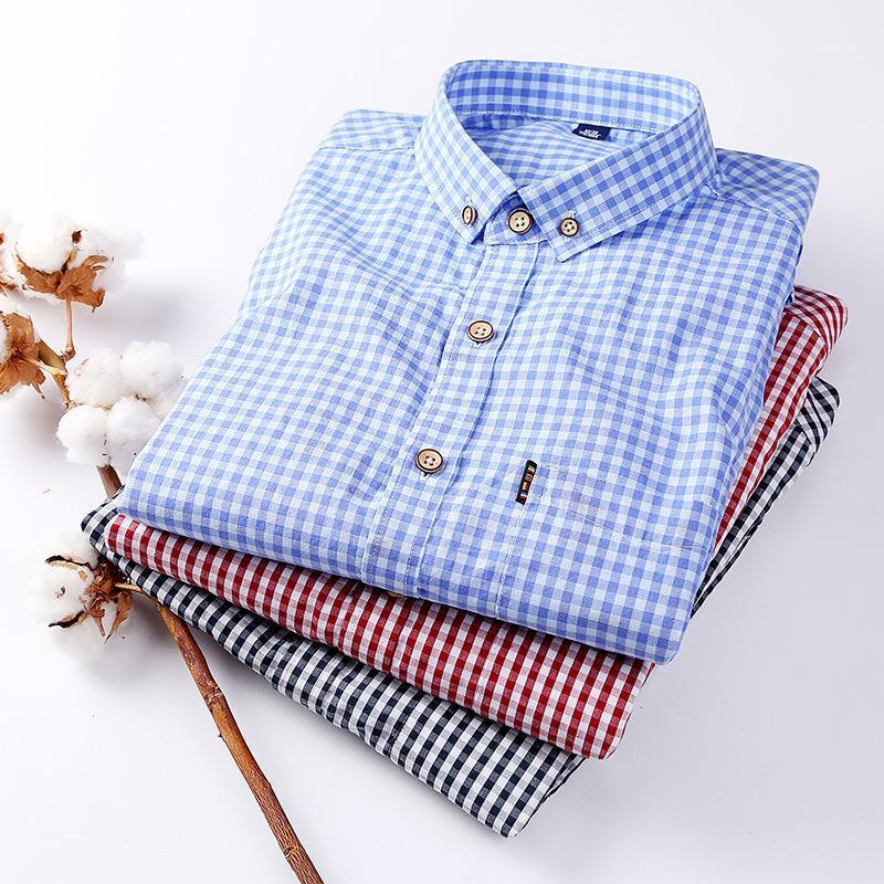 Spring And Autumn Men' Plaid Shirt Pure Cotton Casual Slim Long Sleeve Shirts, Black
Spring And Autumn Men' Plaid Shirt Pure Cotton Casual Slim Long Sleeve Shirts, Black