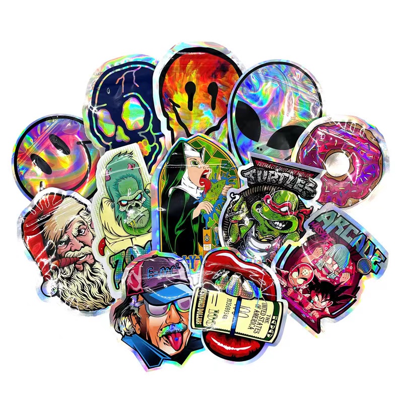 unique shape die cut 3.5g irregular Mylar bags Sole Satchel Design hologram smell proof zipper packaging runtz herbal arcade Resealable Flower pacakge wholesale
unique shape die cut 3.5g irregular Mylar bags Sole Satchel Design hologram smell proof zipper packaging runtz herbal arcade Resealable Flower pacakge wholesale