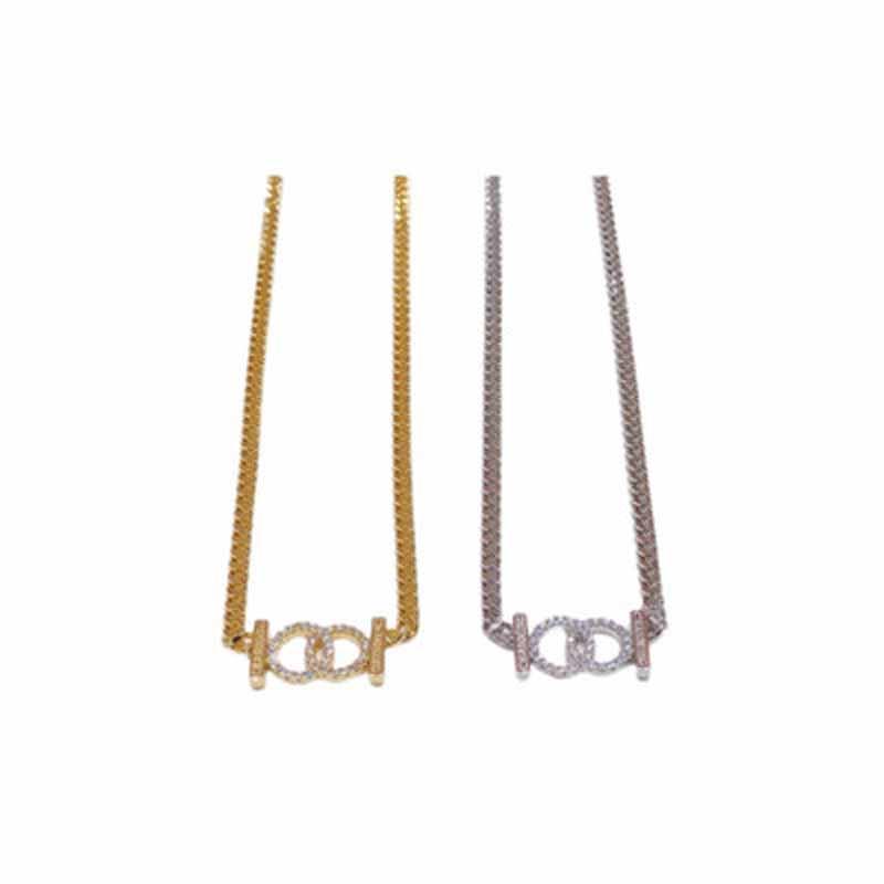 Chokers Fashion Sweet Zircon Simple Temperament Double Ring Metal Copper Alloy Geometric Necklace Women's High Sense Jewelry TrendyChoke
Chokers Fashion Sweet Zircon Simple Temperament Double Ring Metal Copper Alloy Geometric Necklace Women's High Sense Jewelry TrendyChoke