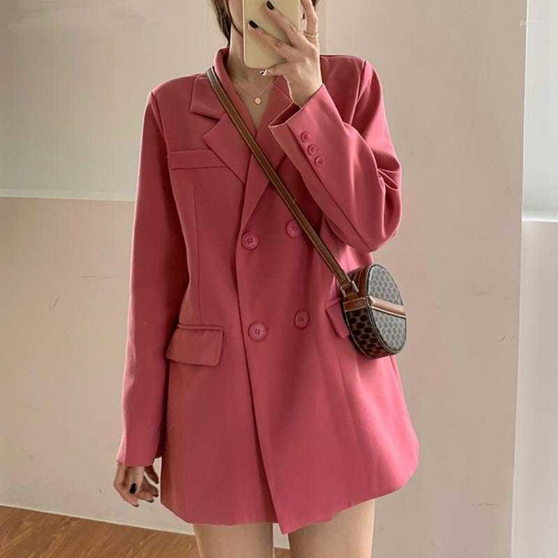 Women's Suits & Blazers 2022 Autumn Winter Jackets Fashionable Vintage Oversized Elegant Korean Lady Wild Tops, As picture
Women's Suits & Blazers 2022 Autumn Winter Jackets Fashionable Vintage Oversized Elegant Korean Lady Wild Tops, As picture