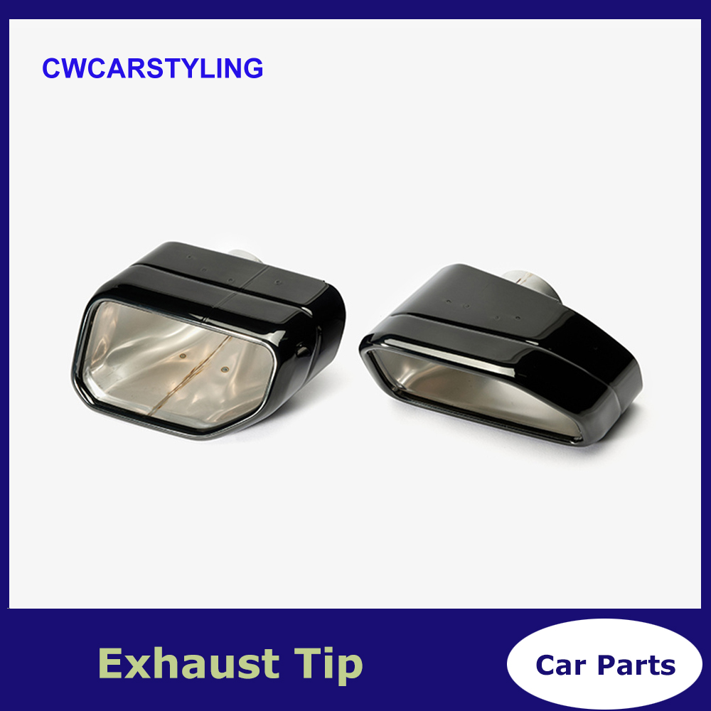 1 Pair Black Silver Car 304 Stainless Steel Square Exhaust Pipe Muffler Tip For BMW X3 X4 G01 X series
1 Pair Black Silver Car 304 Stainless Steel Square Exhaust Pipe Muffler Tip For BMW X3 X4 G01 X series