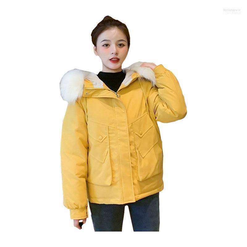 Chic Women Short Winter Jacket Student Hooded Colorful Fur Collar Detachable BIO Down Oversize Cotton Padded Parkas1 Luci22, Black
Chic Women Short Winter Jacket Student Hooded Colorful Fur Collar Detachable BIO Down Oversize Cotton Padded Parkas1 Luci22, Black