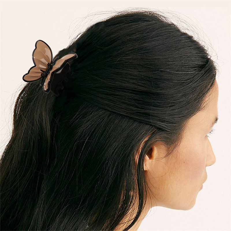 Yamog Women Shower Sweet Butterfly Shape Clamp Length 8.5 CM Medium Size Plastic Animal Hair Clips Contrast Color Bath Ponytail Scrunchies Hairpins Hair Accessories
Yamog Women Shower Sweet Butterfly Shape Clamp Length 8.5 CM Medium Size Plastic Animal Hair Clips Contrast Color Bath Ponytail Scrunchies Hairpins Hair Accessories