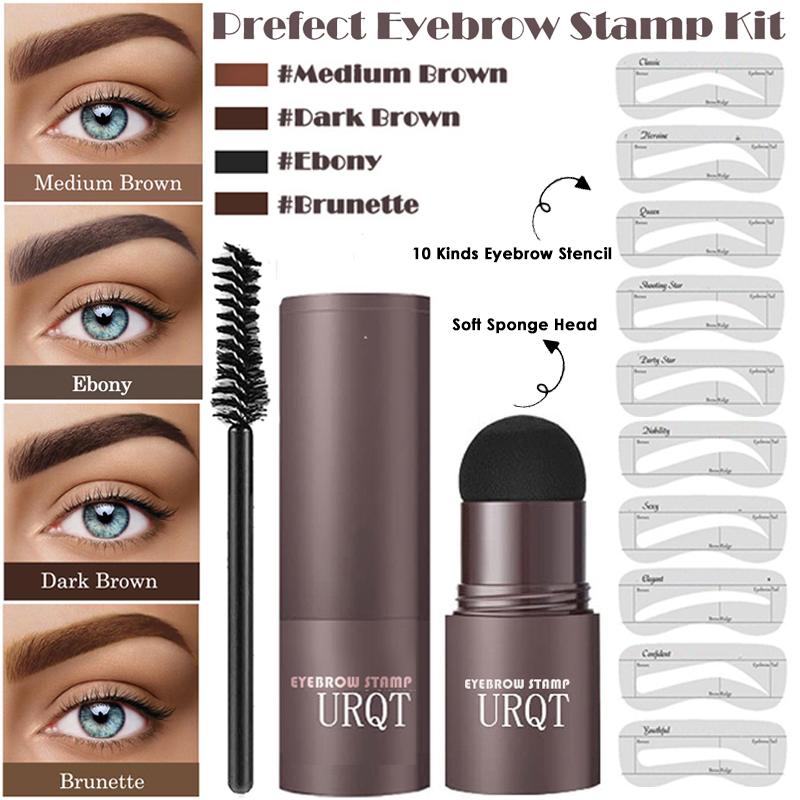 Eyebrow Enhancers One Step Stamp Shaping Kit Professional Gel Makeup With 10 Reusable Stencils Brushes, Eyebrow card
Eyebrow Enhancers One Step Stamp Shaping Kit Professional Gel Makeup With 10 Reusable Stencils Brushes, Eyebrow card