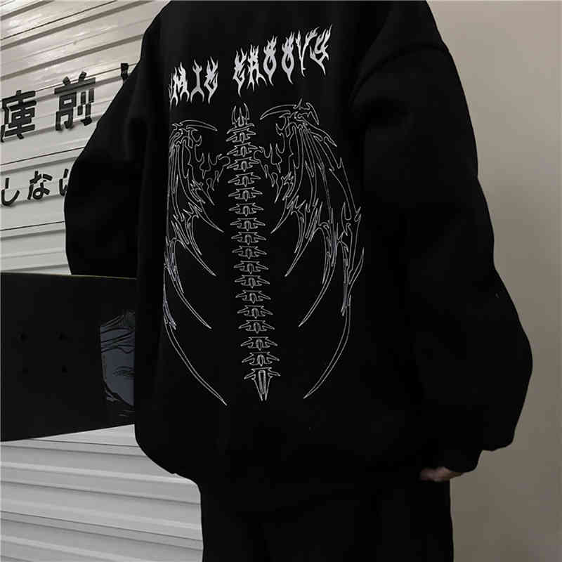 Gothic Oversized Hoodie Anime Skeleton Print Hooded Sweatshirt 2022 Punk Hip Hop Streetwear Men Pullover Casual Harajuku Y2k, White
Gothic Oversized Hoodie Anime Skeleton Print Hooded Sweatshirt 2022 Punk Hip Hop Streetwear Men Pullover Casual Harajuku Y2k, White