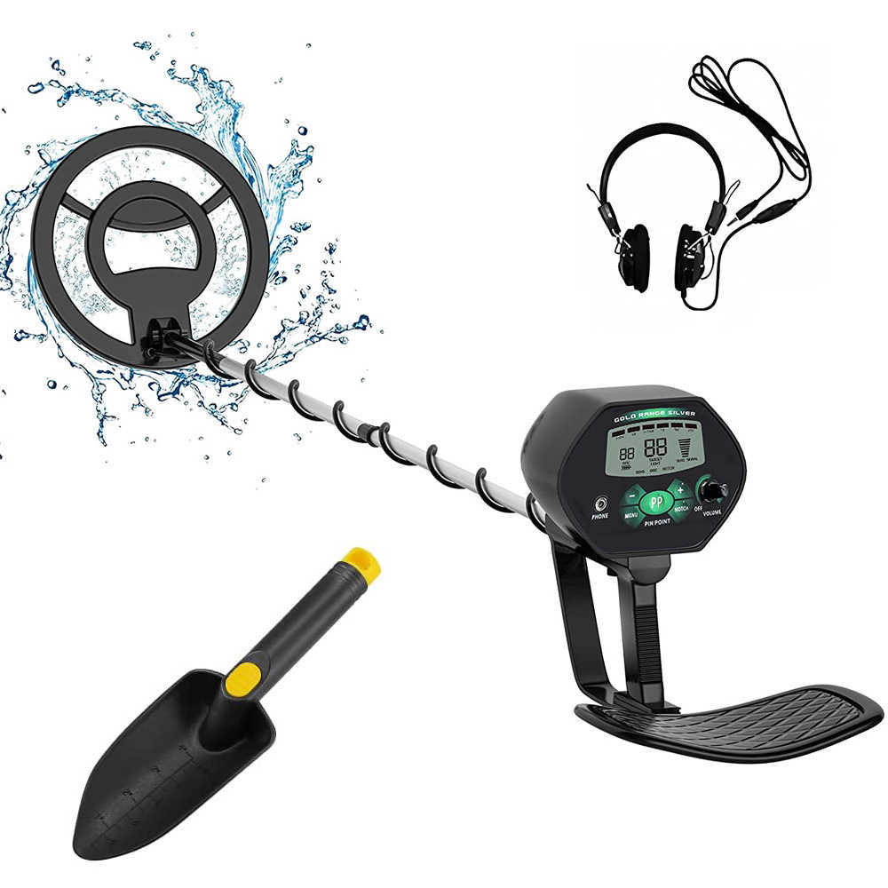MD-4090 Metal Detector with Memory Function LCD Backlight Adjustable High Sensitivity Underground Metal Detector MD-3030 Updated
