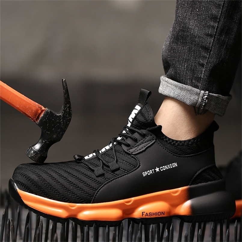 Comfortable Breathable Work Security Boots Zapatos Lightweight Steel Toe Cap Protective Sneakers Sport Safety Shoes For Men 220616, Black four season
Comfortable Breathable Work Security Boots Zapatos Lightweight Steel Toe Cap Protective Sneakers Sport Safety Shoes For Men 220616, Black four season