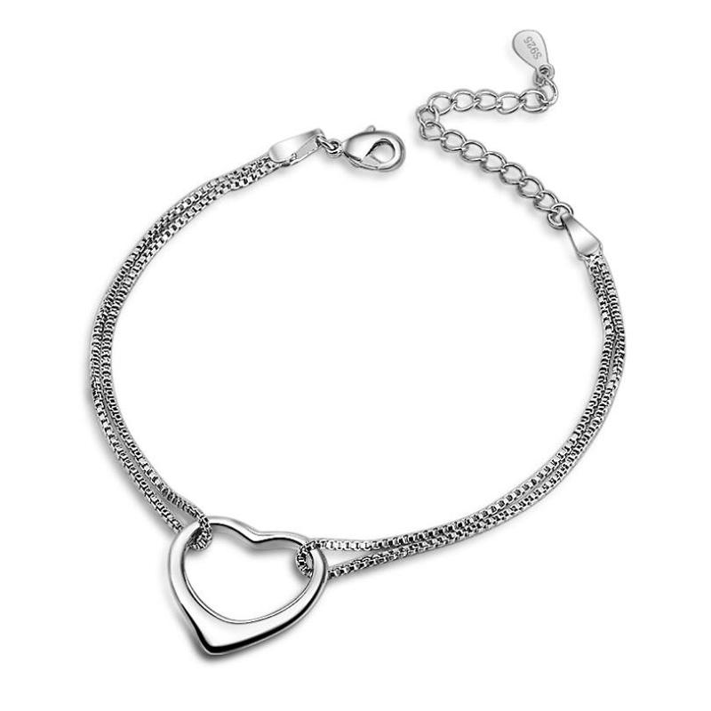 Other Bracelets Fashion Pure Silver 925 For Women Elegant Hollow Love Heart Bangles Minimalism Jewelry Valentine's Day GiftOther
Other Bracelets Fashion Pure Silver 925 For Women Elegant Hollow Love Heart Bangles Minimalism Jewelry Valentine's Day GiftOther