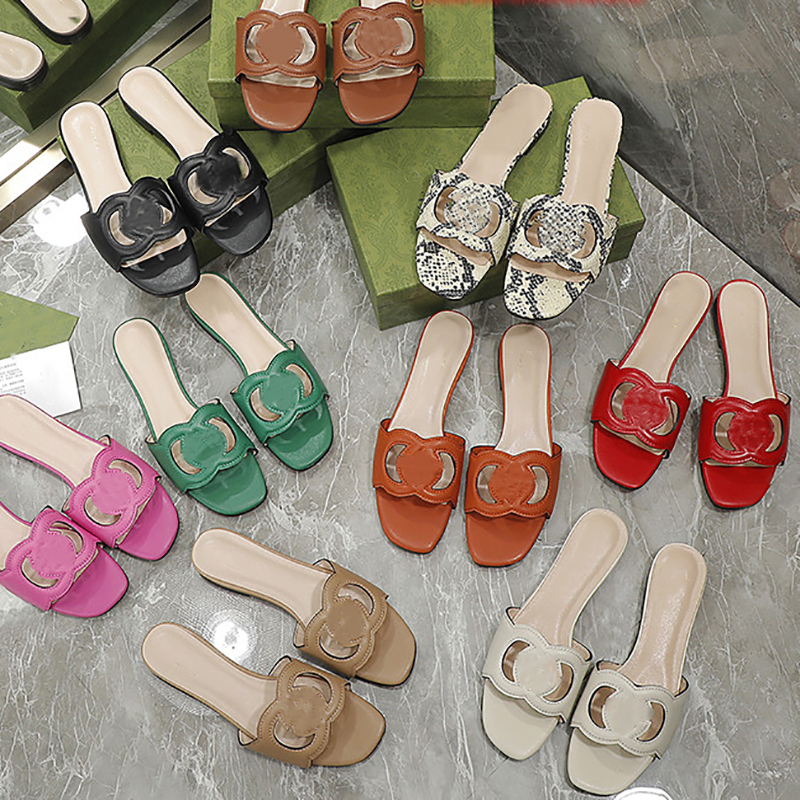Designer Women Interlocking Cut-out Sandals Leather Sandals Summer Beloved Metallic Slide Flats Leather Beach Casual Ladies Slippers With Box NO383, Sock
Designer Women Interlocking Cut-out Sandals Leather Sandals Summer Beloved Metallic Slide Flats Leather Beach Casual Ladies Slippers With Box NO383, Sock