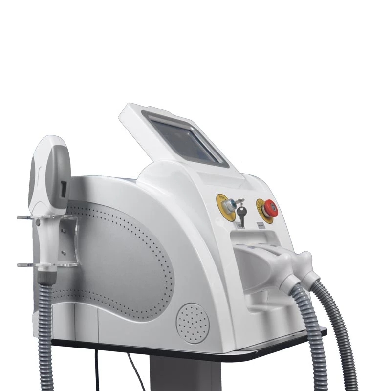 Multi-Functional Beauty Equipment 2 in 1 IPL OPT Hair Removal Machine Laser Tattoo Removal Eyebrow Washing Machine Nd Yag Laser Q Switch