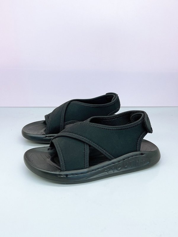 Boys Crossover Strap Hook-and-loop Fastener Sport Sandals SHE