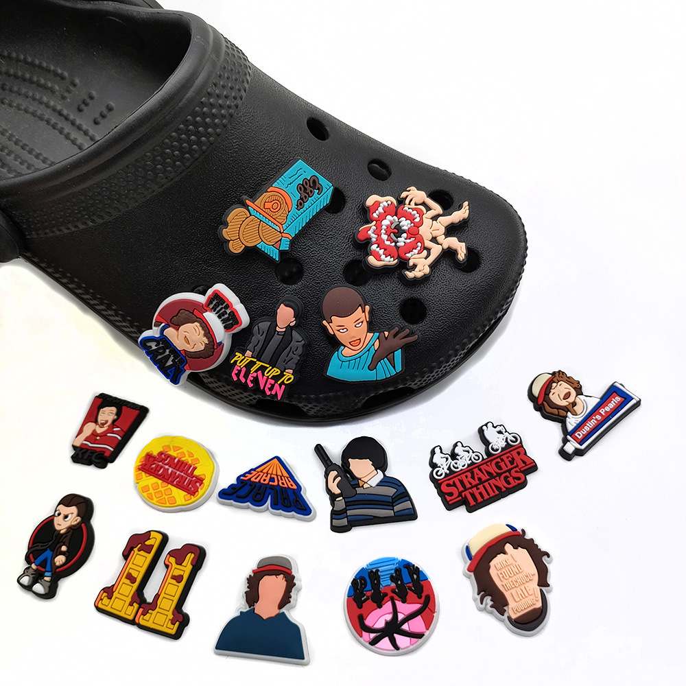 50pcs Stranger Things Croc Charms Horror Moive Shoe Decoration Buckle Accessories Jibitz Clog Pins
50pcs Stranger Things Croc Charms Horror Moive Shoe Decoration Buckle Accessories Jibitz Clog Pins