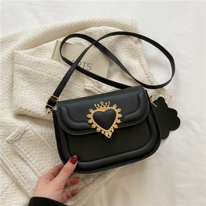 HBP Package bag fashion heart shaped lock sensation leisure day crossbody women bags, Black
HBP Package bag fashion heart shaped lock sensation leisure day crossbody women bags, Black