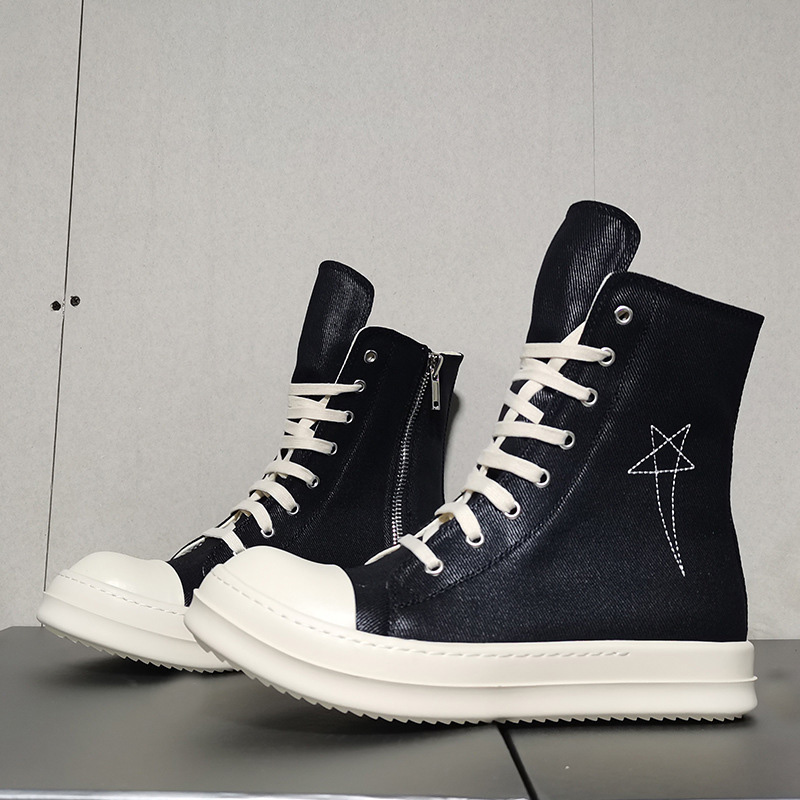 Plus Size 46 47 Men Casual Canvas Boots Luxury Trainers Ankle Lace Up Women Sneaker Zip High-TOP Hip Hop Streetwear Flats Black Shoes, Black white
Plus Size 46 47 Men Casual Canvas Boots Luxury Trainers Ankle Lace Up Women Sneaker Zip High-TOP Hip Hop Streetwear Flats Black Shoes, Black white