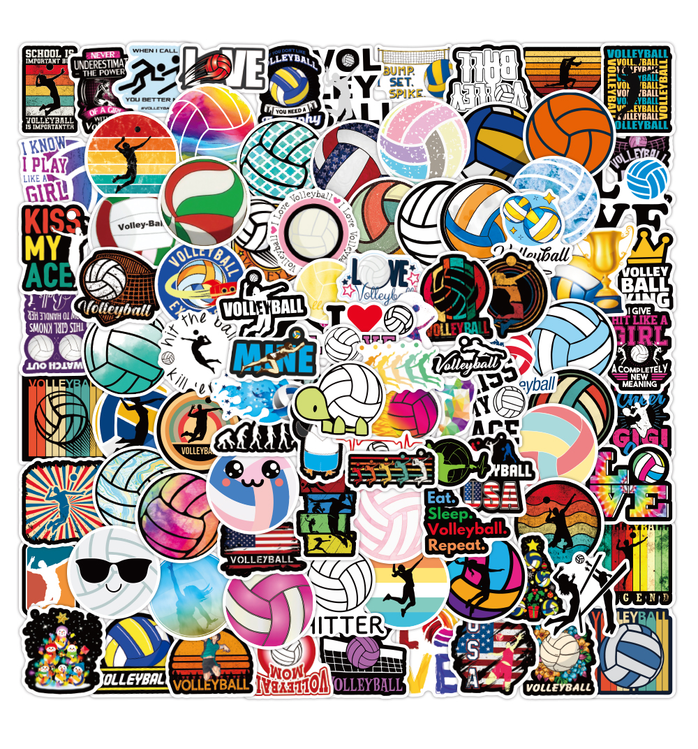 50PCS Cartoon Volleyball Sports Doodle Car Stickers For Kid Water Bottle Luggage Notebook Reward Toys Wholesale Waterproof, Flower
50PCS Cartoon Volleyball Sports Doodle Car Stickers For Kid Water Bottle Luggage Notebook Reward Toys Wholesale Waterproof, Flower