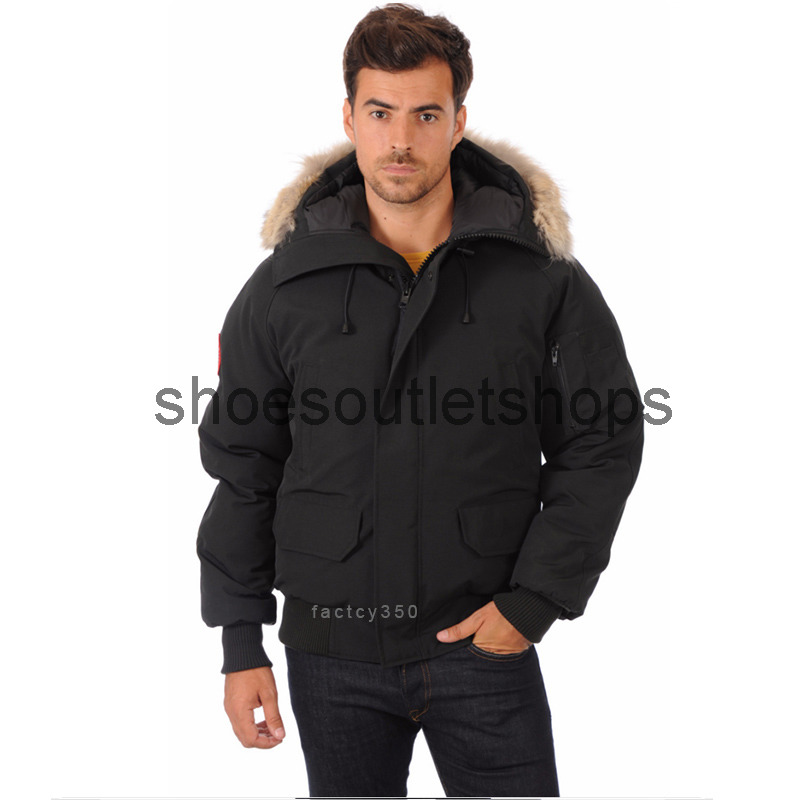 Classic Men canada Winter Fourrure Coat Down Jacket Warm Comfort Heavy Thick Outerwear Parka Fur Hooded Collar Hiver Doudoune, Black
Classic Men canada Winter Fourrure Coat Down Jacket Warm Comfort Heavy Thick Outerwear Parka Fur Hooded Collar Hiver Doudoune, Black