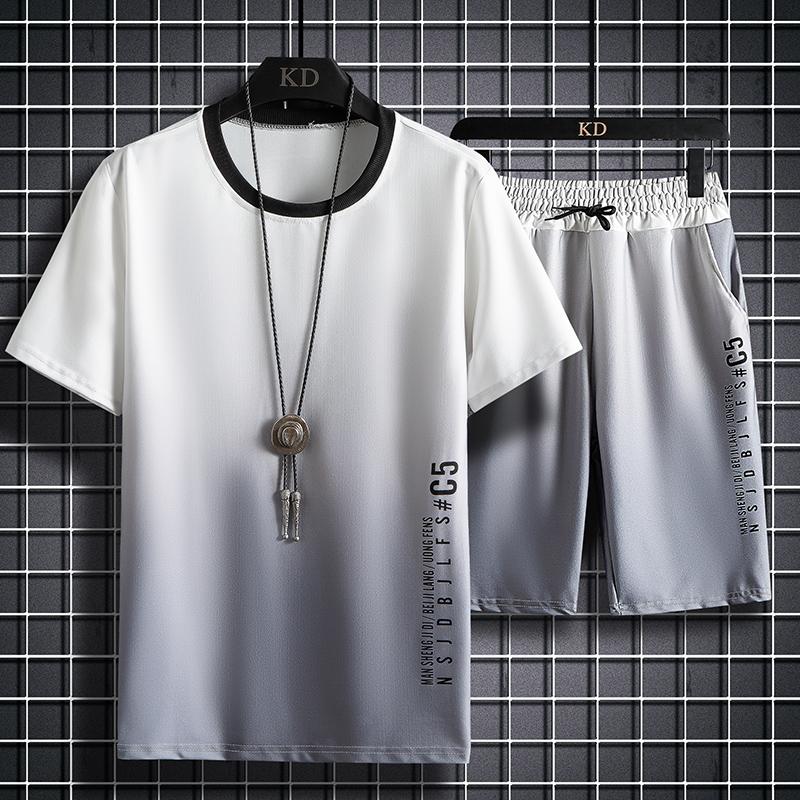 Men's Tracksuits Summer Mens Sets Korean Fashion Tracksuit Streetwear Casual T Shirts Shorts Pant 2 Piece Suits Youth Top Hip Hop Set Clothe, Gray
Men's Tracksuits Summer Mens Sets Korean Fashion Tracksuit Streetwear Casual T Shirts Shorts Pant 2 Piece Suits Youth Top Hip Hop Set Clothe, Gray
