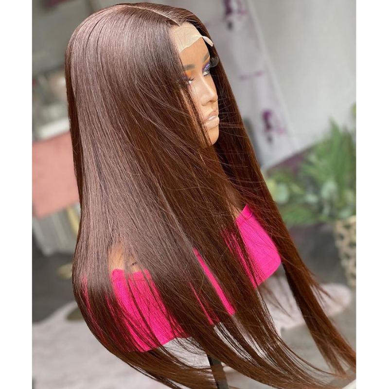 Lace Wigs 200Density Peruvian Silky Straight 13x6 Front Human Hair With Natural Hairline Brown 360 Remy, New 13x3 lace wig
Lace Wigs 200Density Peruvian Silky Straight 13x6 Front Human Hair With Natural Hairline Brown 360 Remy, New 13x3 lace wig