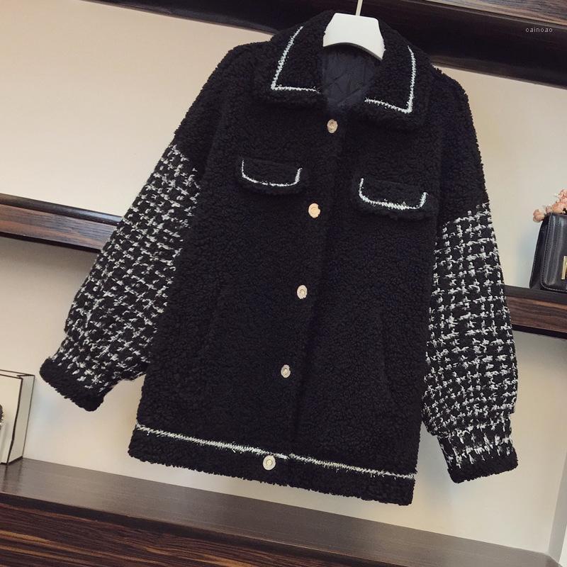 Women's Jackets Coat Autumn/winter 2022 Style Plus Size Fat Sister Was Thin Wild Thick Lamb Hair Small Fragrance Women, Black
Women's Jackets Coat Autumn/winter 2022 Style Plus Size Fat Sister Was Thin Wild Thick Lamb Hair Small Fragrance Women, Black