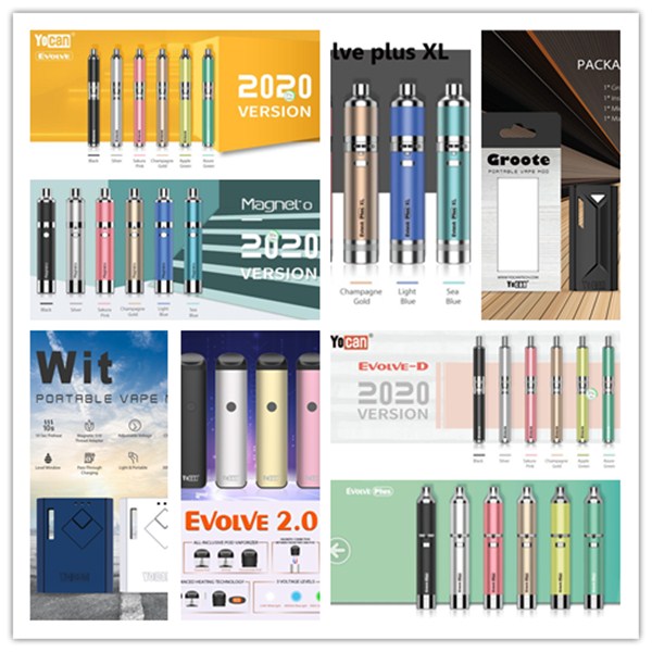 Evolve-D Yocan Cigarette Plus X Groote Herb Evolve Wit Vane Dry XL UNI Pro Hit Authentic Kits Empty Kodo Loki Rex Wax Pen E Oil Owuwe 
Evolve-D Yocan Cigarette Plus X Groote Herb Evolve Wit Vane Dry XL UNI Pro Hit Authentic Kits Empty Kodo Loki Rex Wax Pen E Oil Owuwe