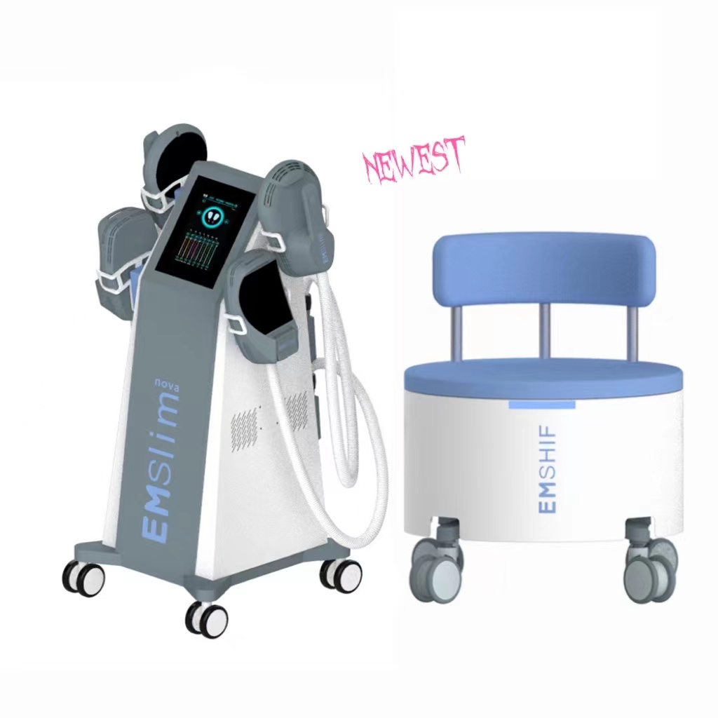 Hot slim 4 handles belly training fitness sliming machine fat burn Electromagnetic Wave Muscle Rebuilding Sculpting Equipment