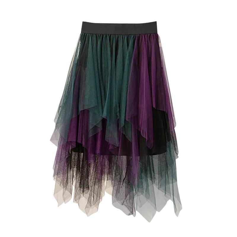 Skirts Femme Jupes Fashion Tutu Tulle Skirt Women Midi 2022 Summer Korean Irregular High Waist Pleated Female Mujer Faldas, Purple
Skirts Femme Jupes Fashion Tutu Tulle Skirt Women Midi 2022 Summer Korean Irregular High Waist Pleated Female Mujer Faldas, Purple