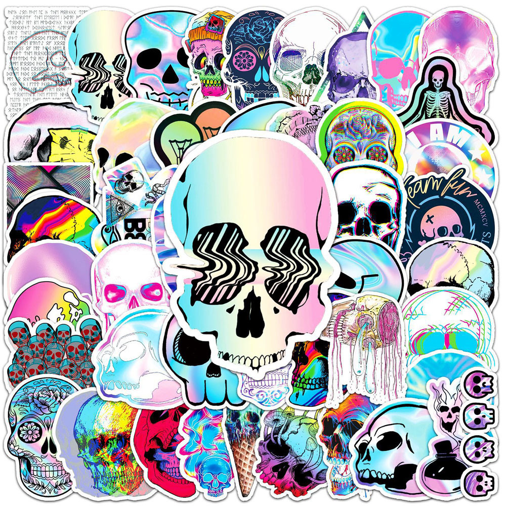 Waterproof 10/30/50pcs Cool Horror Skull Halloween Graffiti Stickers Skateboard Luggage Motorcycle Car Bike Cool Waterproof Sticker Decals Car sticker, Skull 10pcs
Waterproof 10/30/50pcs Cool Horror Skull Halloween Graffiti Stickers Skateboard Luggage Motorcycle Car Bike Cool Waterproof Sticker Decals Car sticker, Skull 10pcs