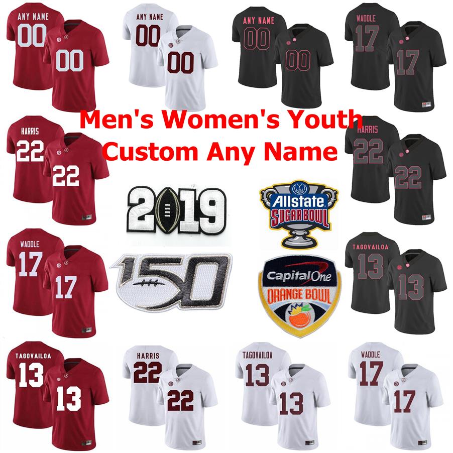 NCAA Alabama Crimson Tide College Football Jerseys Womens Tua Tagovailoa Jersey Jerry Jeudy Jaylen Waddle Najee Harris Red Custom 318u, Womens red with orange bowl patch
NCAA Alabama Crimson Tide College Football Jerseys Womens Tua Tagovailoa Jersey Jerry Jeudy Jaylen Waddle Najee Harris Red Custom 318u, Womens red with orange bowl patch